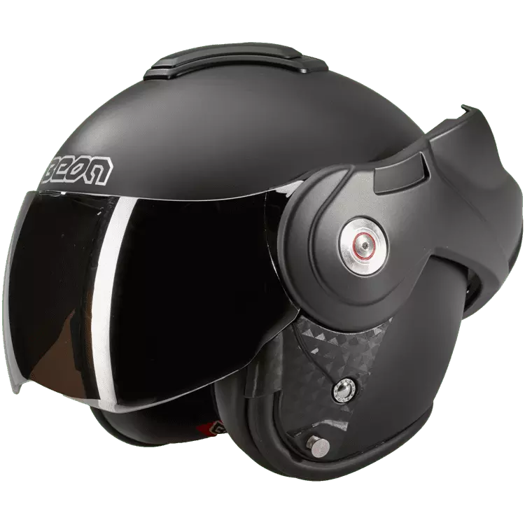 Helmen - Beon-B702-reverse-Open-mat-zwart-VS-750x750